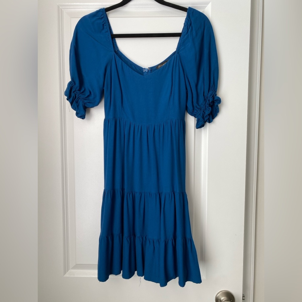 Blue Mini Dress - Picture 2 of 4